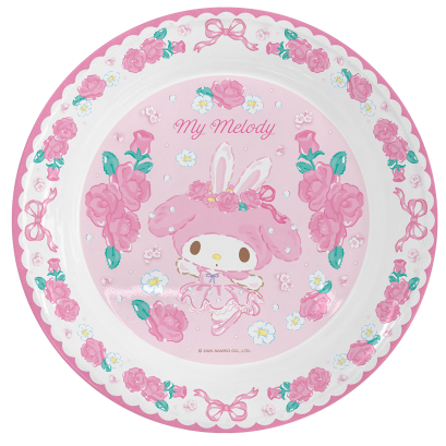 ถาดกลมพลาสติก My Melody 25 CM